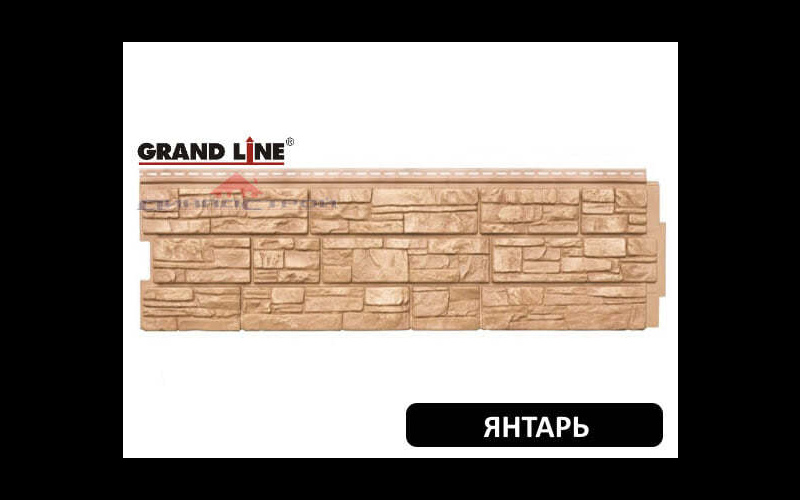 Фасадная панель Grand Line ЯФАСАД - Крымский сланец - ДинадСтрой